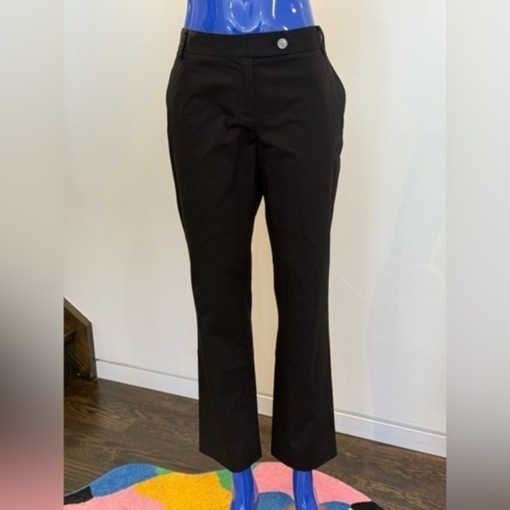 Burberry Black Boot Cut Pants